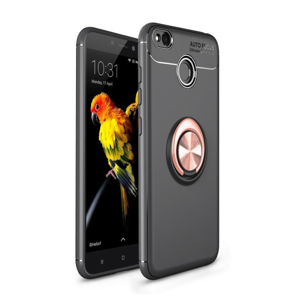

Защитный чехол UniCase Magnetic Ring для Xiaomi Redmi 4X - Black-Pink