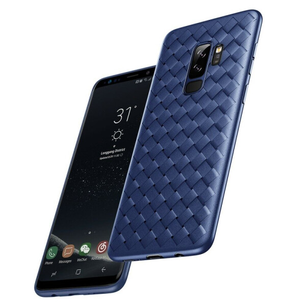 

Силиконовый чехол BASEUS Woven Texture для Samsung Galaxy S9 (G960) - Blue