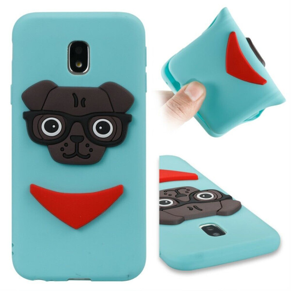 

Силиконовый (TPU) чехол Deexe Puppy 3D Series для Samsung Galaxy J3 2017 (J330) - Light Blue