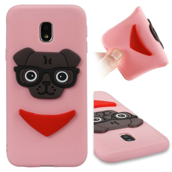 

Силиконовый (TPU) чехол Deexe Puppy 3D Series для Samsung Galaxy J3 2017 (J330) - Pink