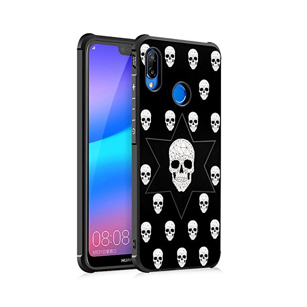 

противоударный TPU Sweet Art для Huawei P20 Lite (Череп) (664355)