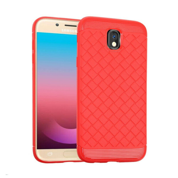 

Силиконовый (TPU) чехол UniCase Weaving Pattern для Samsung Galaxy J7 2017 (J730) - Red