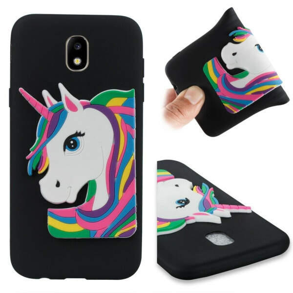 

Силиконовый (TPU) чехол Deexe Unicorn 3D Series для Samsung Galaxy J5 2017 (J530) - Black