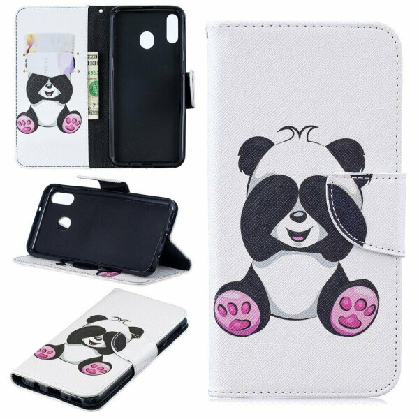 

Чехол-книжка Deexe Color Wallet для Samsung Galaxy M20 (M205) - Cute Panda