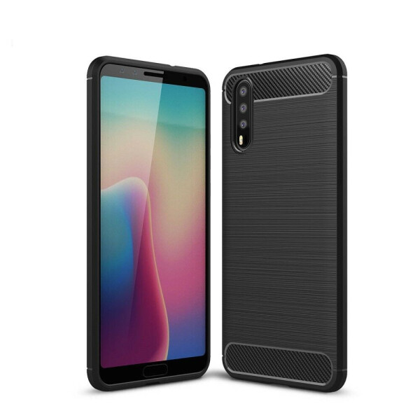 

Защитный чехол UniCase Carbon для Huawei P20 - Black