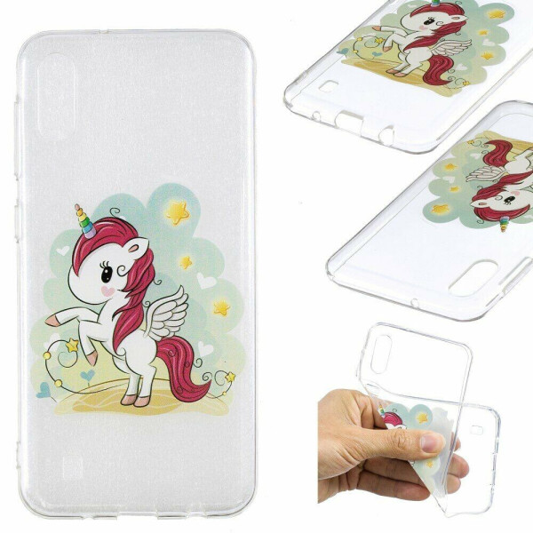 

Силиконовый (TPU) чехол Deexe Pretty Glossy для Samsung Galaxy M10 (M105) - Unicorn