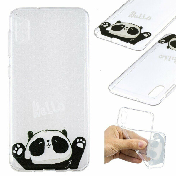 

Силиконовый (TPU) чехол Deexe Pretty Glossy для Samsung Galaxy M10 (M105) - Cute Panda