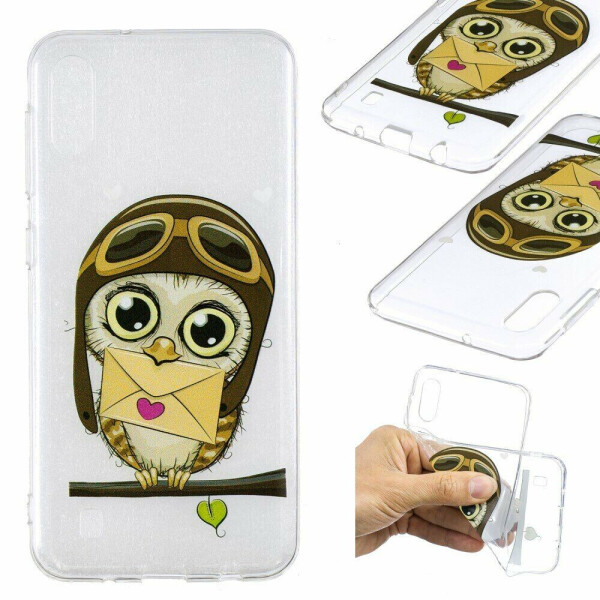 

Силиконовый (TPU) чехол Deexe Pretty Glossy для Samsung Galaxy M10 (M105) - Adorable Owl