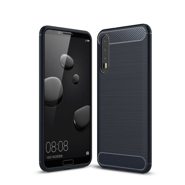 

Защитный чехол UniCase Carbon для Huawei P20 Pro - Dark Blue