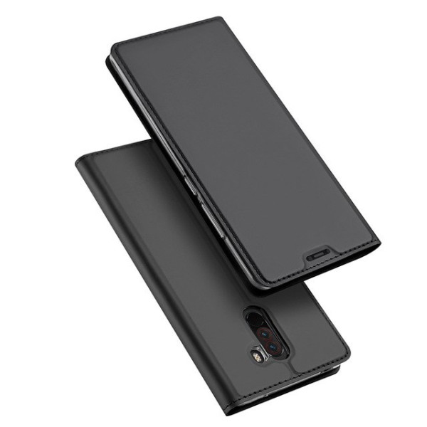 

-книжка Dux Ducis с карманом для визиток для Xiaomi Pocophone F1 (Серый) (665100)