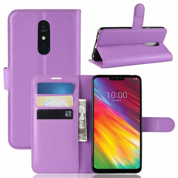 

Чехол-книжка Deexe Book Type для LG G7 Fit - Purple