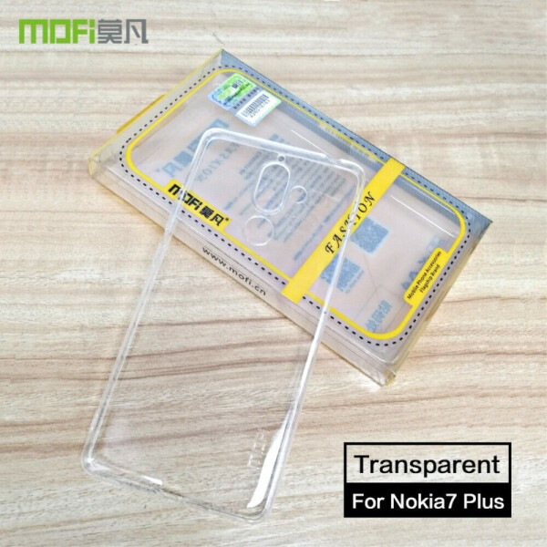 

Силиконовый (TPU) чехол MOFI Thin Guard для Nokia 7 Plus - Transparent