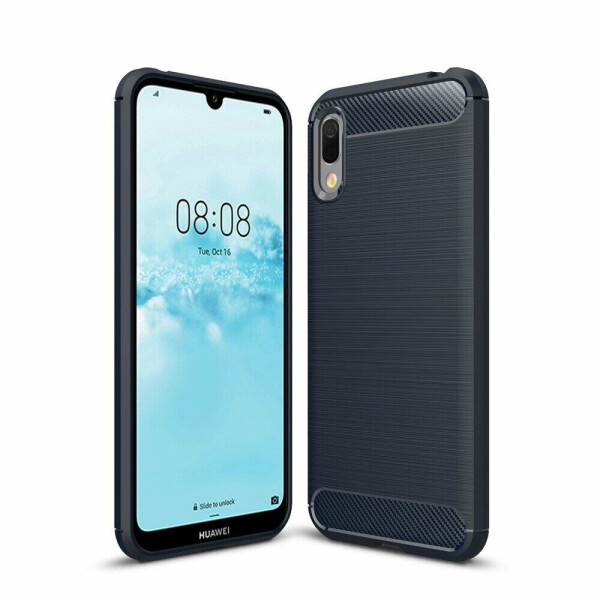 

Защитный чехол UniCase Carbon для Huawei Y6 2019 - Blue