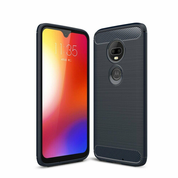 

Защитный чехол UniCase Carbon для Motorola Moto G7 / G7 Plus (XT1962/1965) - Blue