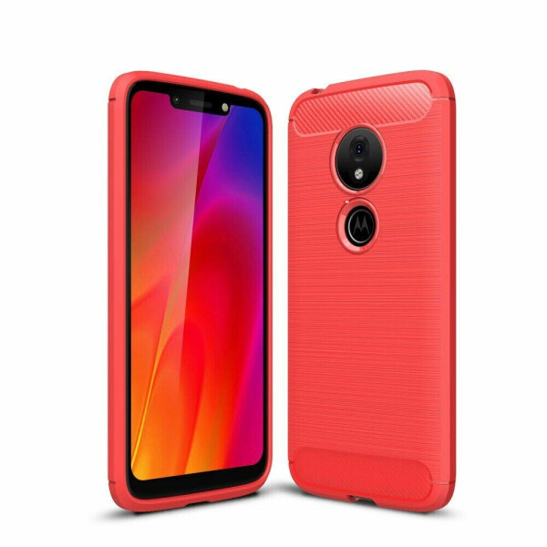 

Защитный чехол UniCase Carbon для Motorola Moto G7 Play (XT1952) - Red