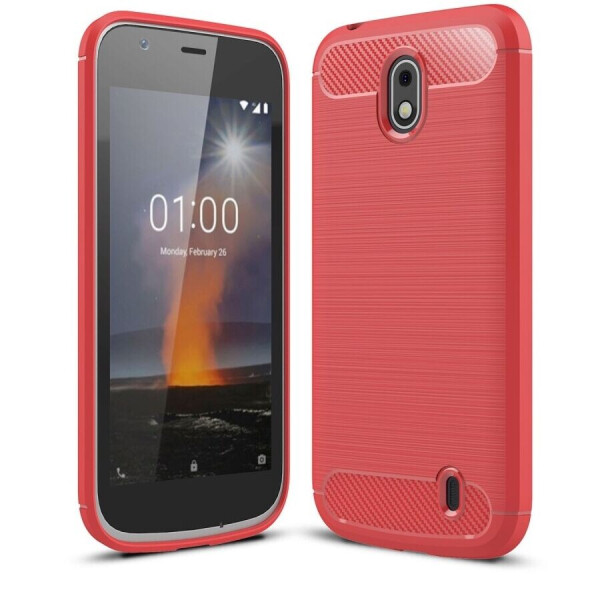 

Защитный чехол UniCase Carbon для Nokia 1 - Red