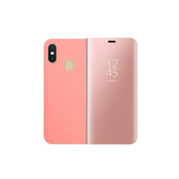 

-книжка Clear View Standing Cover для Xiaomi Redmi Note 5 Pro / Note 5 (DC) (Rose Gold) (665320)