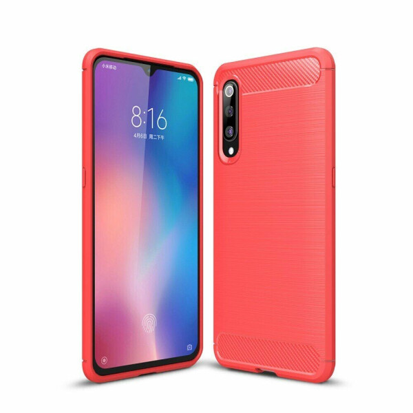 

Защитный чехол UniCase Carbon для Xiaomi Mi 9 - Red