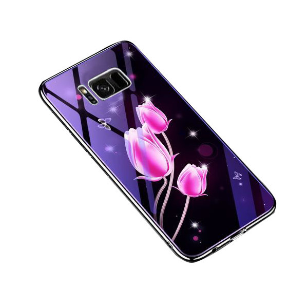 

TPU+Glass Fantasy с глянцевыми торцами для Samsung G950 Galaxy S8 (Тюльпаны) (665703)