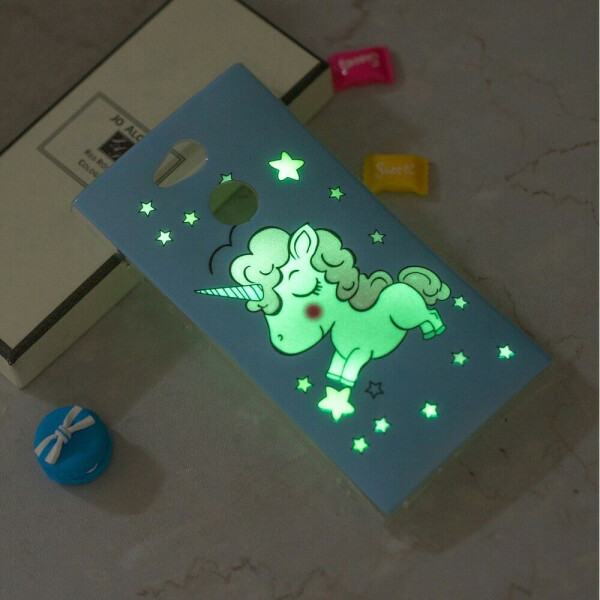 

Силиконовый (TPU) чехол Deexe LumiCase для Sony Xperia L2 - Unicorn Pattern