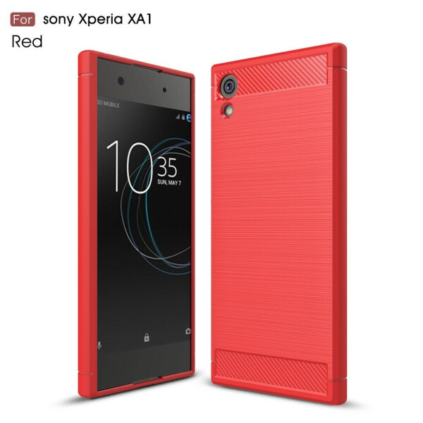 

Защитный чехол UniCase Carbon для Sony Xperia XA1 - Red