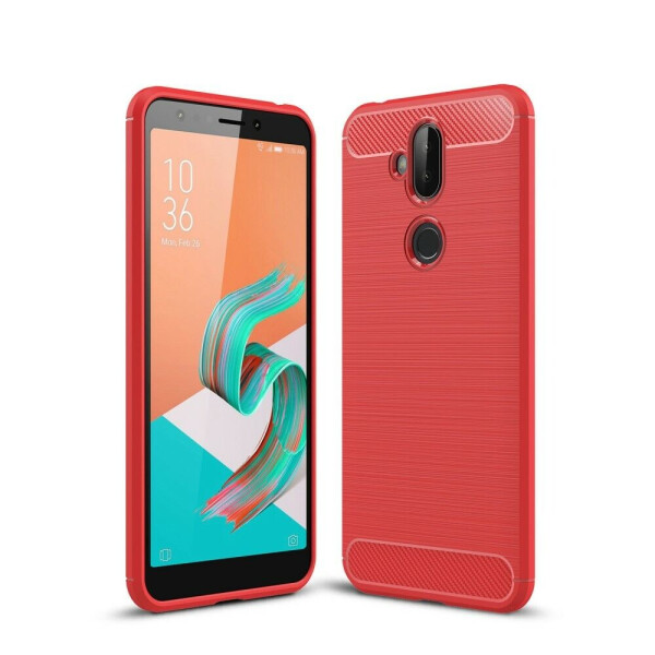 

Защитный чехол UniCase Carbon для ASUS Zenfone 5 Lite (ZC600KL) - Red