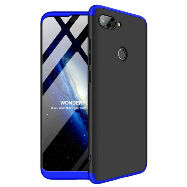 

Защитный чехол GKK Double Dip Case для Xiaomi Mi 8 Lite - Black / Blue