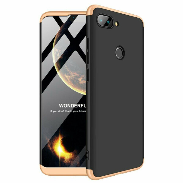 

Защитный чехол GKK Double Dip Case для Xiaomi Mi 8 Lite - Black / Gold