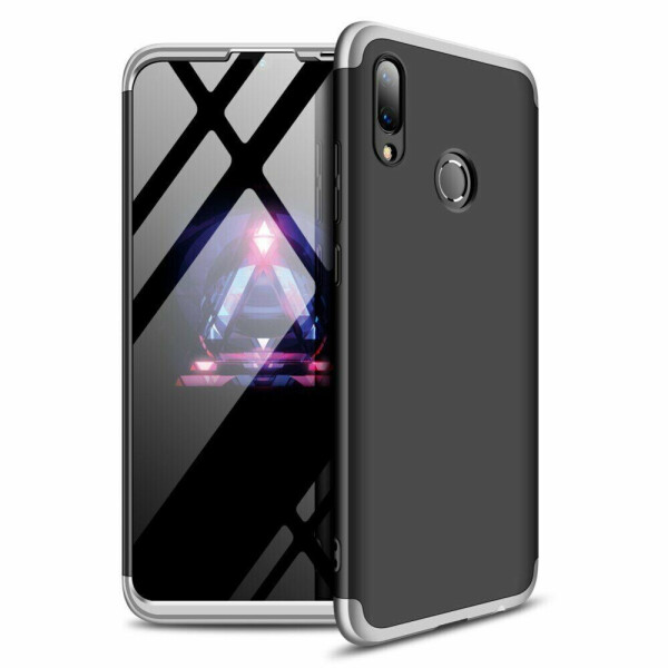 

Защитный чехол GKK Double Dip Case для Huawei P Smart (2019) - Black / Silver