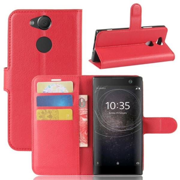 

Чехол-книжка Deexe Book Type для Sony Xperia XA2 - Red