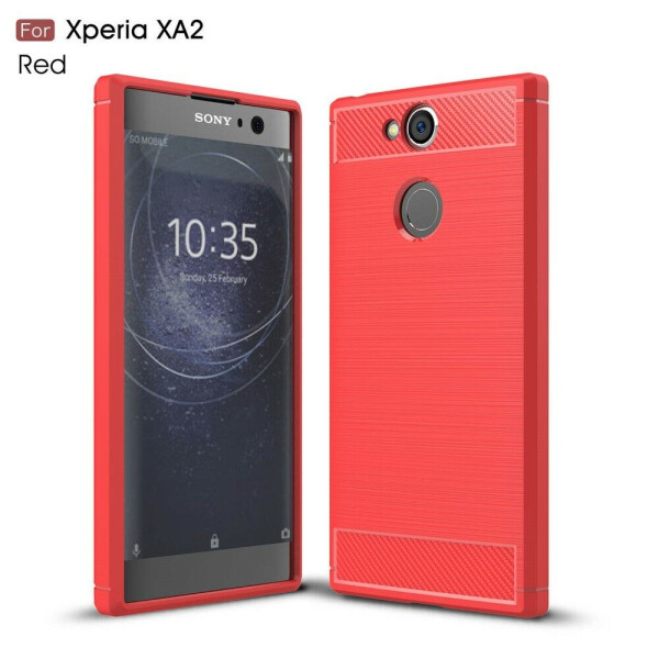 

Защитный чехол UniCase Carbon для Sony Xperia XA2 - Red