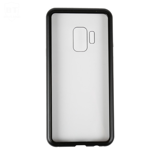 

Metal+Glass с магнитной защелкой для Samsung Galaxy S9 (Черный) (666044)