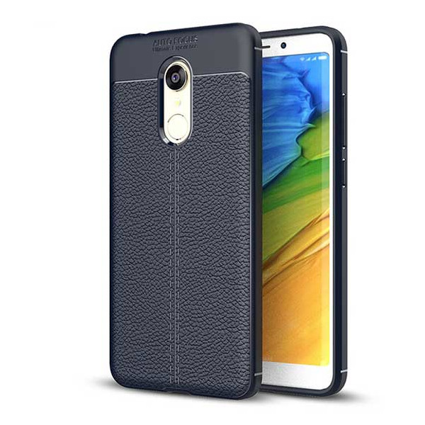 

TPU фактурный (с имитацией кожи) для Xiaomi Redmi 5 (Синий) (666174)