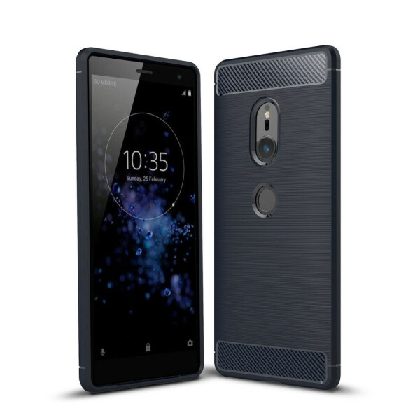 

Защитный чехол UniCase Carbon для Sony Xperia XZ2 - Dark Blue