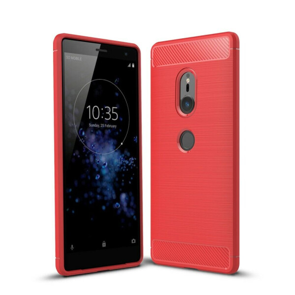

Защитный чехол UniCase Carbon для Sony Xperia XZ2 - Red