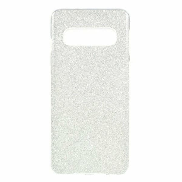 

Силиконовый (TPU) чехол UniCase Glitter Cover для Samsung Galaxy S10 (G973) - Silver