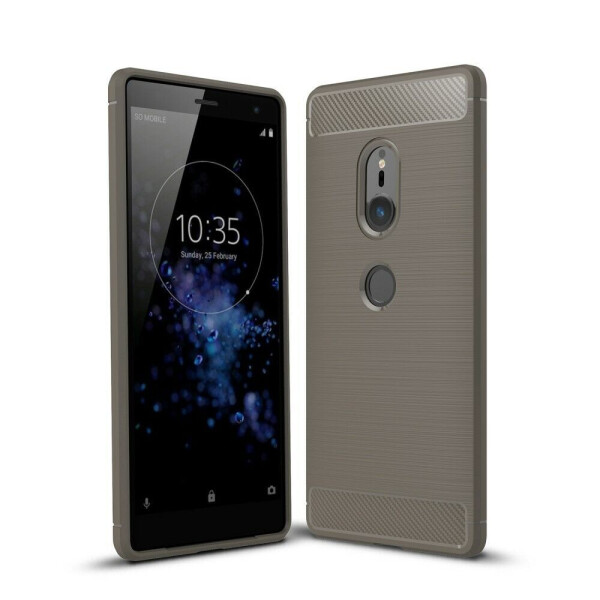 

Защитный чехол UniCase Carbon для Sony Xperia XZ2 - Grey