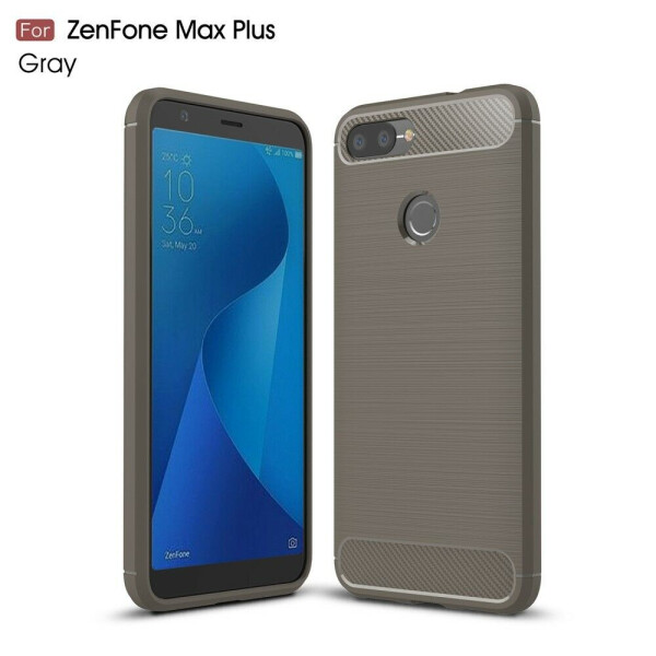 

Защитный чехол UniCase Carbon для ASUS ZenFone Max Plus (M1) ZB570TL - Grey