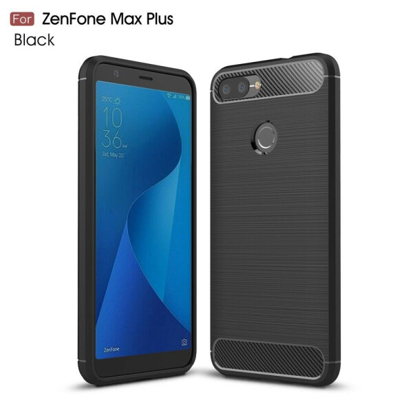 

Защитный чехол UniCase Carbon для ASUS ZenFone Max Plus (M1) ZB570TL - Black