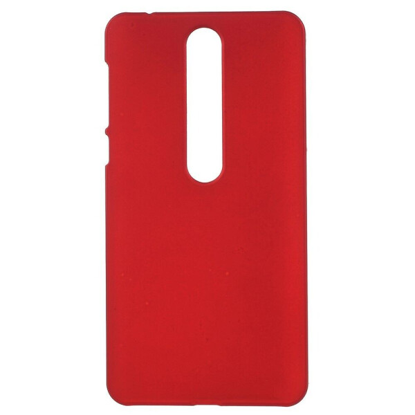 

Пластиковый чехол Deexe Hard Shell для Nokia 6 2018 / Nokia 6.1 - Red