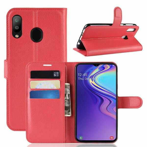 

Чехол-книжка Deexe Book Type для Samsung Galaxy M20 (M205) - Red