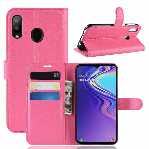 

Чехол-книжка Deexe Book Type для Samsung Galaxy M20 (M205) - Rose