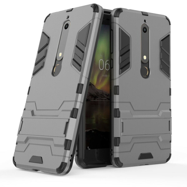 

Защитный чехол UniCase Hybrid для Nokia 6 2018 / Nokia 6.1 - Grey