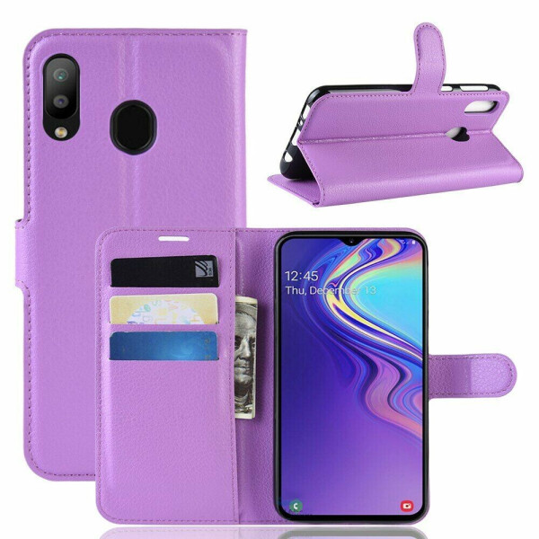 

Чехол-книжка Deexe Book Type для Samsung Galaxy M20 (M205) - Purple