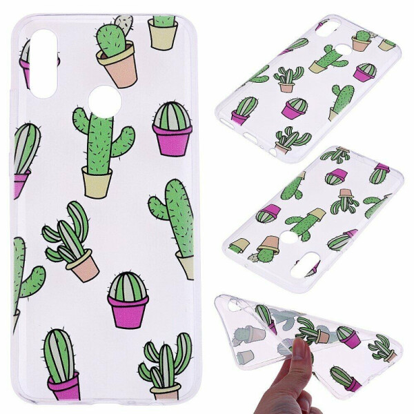 

Силиконовый (TPU) чехол Deexe Pretty Glossy для Samsung Galaxy M20 (M205) - Cactus