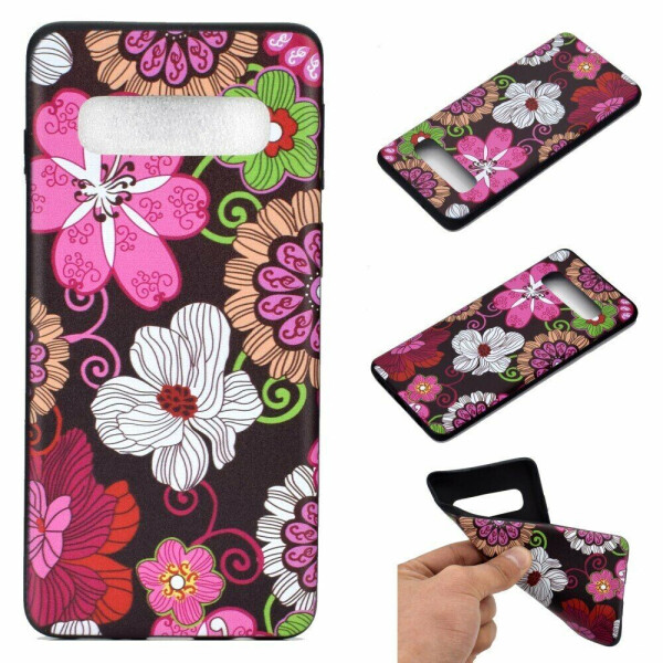 

Силиконовый (TPU) чехол UniCase Color Style для Samsung Galaxy S10 (G973) - Beautiful Flowers