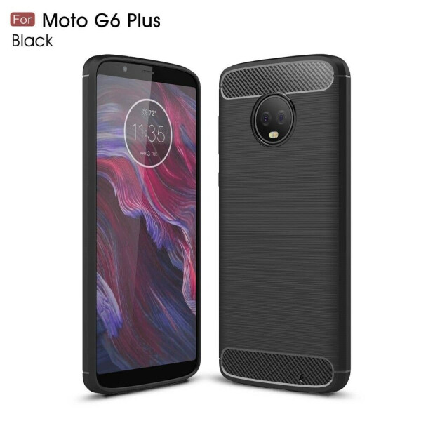 

Защитный чехол UniCase Carbon для Motorola Moto G6 Plus (XT1926) - Black