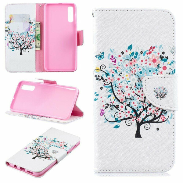 

Чехол-книжка Deexe Color Wallet для Samsung Galaxy A50 (A505) / A30s (A307) / A50s (A507) - Flowered Tree