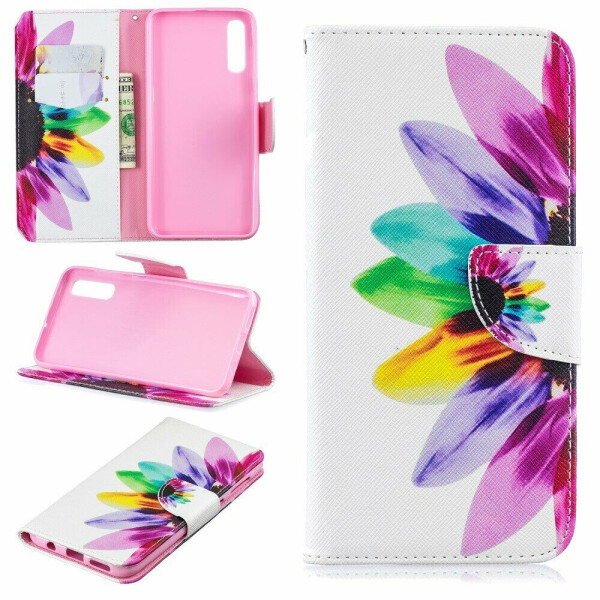 

Чехол-книжка Deexe Color Wallet для Samsung Galaxy A50 (A505) / A30s (A307) / A50s (A507) - Petals Pattern