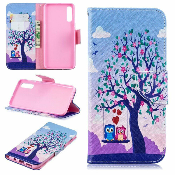 

Чехол-книжка Deexe Color Wallet для Samsung Galaxy A50 (A505) / A30s (A307) / A50s (A507) - Tree and Owls